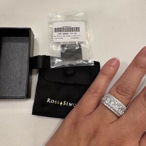 Ross-Simons Triple Row CZ ring